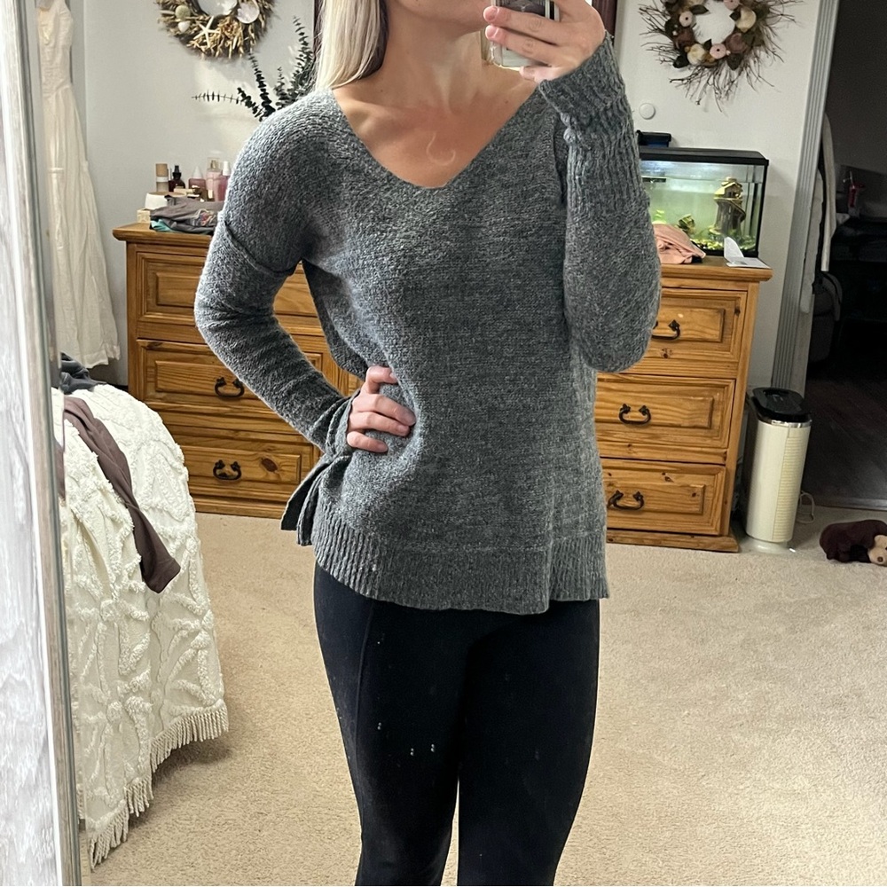 Abercrombie & Fitch gray soft comfy sweater